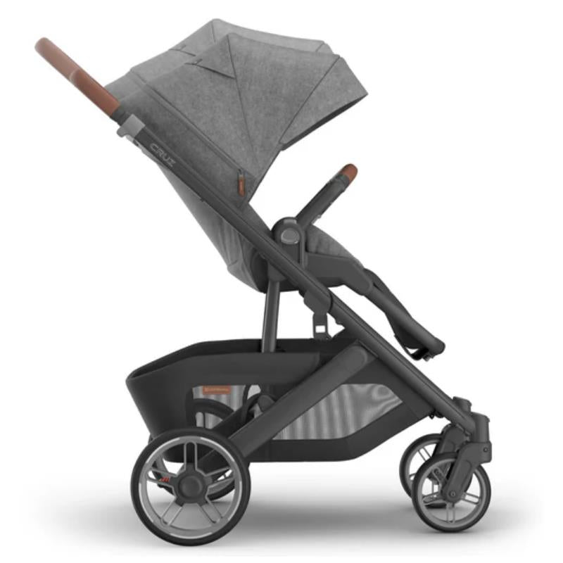 Uppababy - Cruz V3 Stroller Greyson (Charcoal Mélange/Carbon Frame/Saddle Leather)