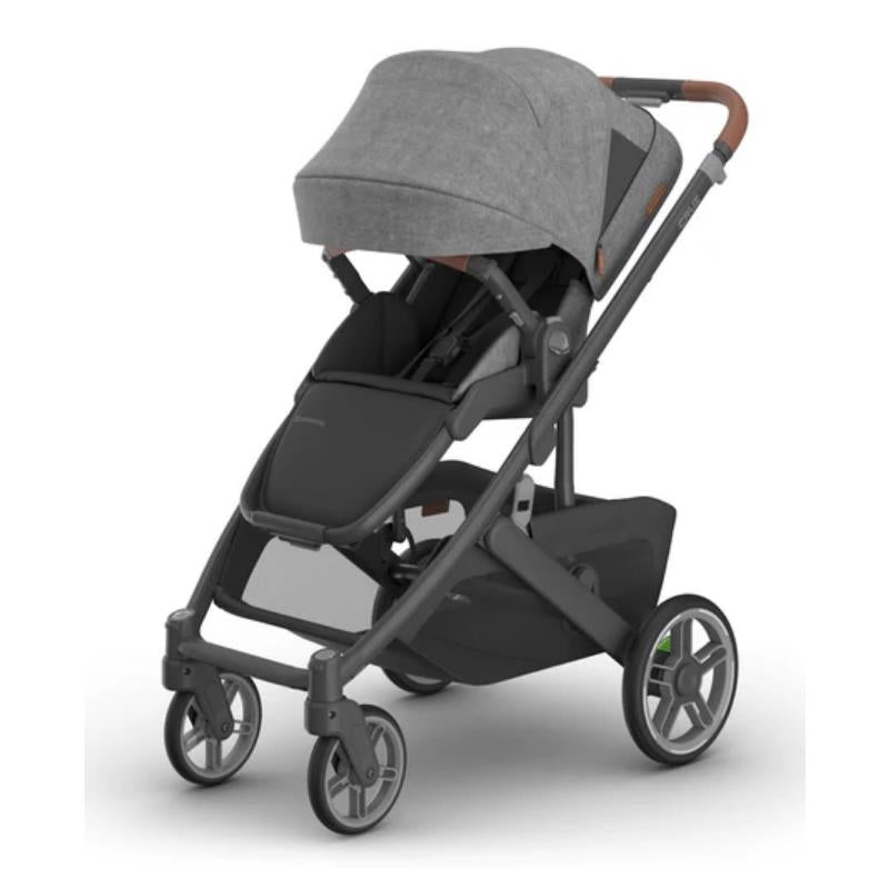 Uppababy - Cruz V3 Stroller Greyson (Charcoal Mélange/Carbon Frame/Saddle Leather)