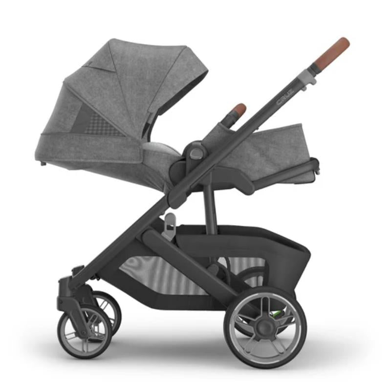 Uppababy - Cruz V3 Stroller Greyson (Charcoal Mélange/Carbon Frame/Saddle Leather)