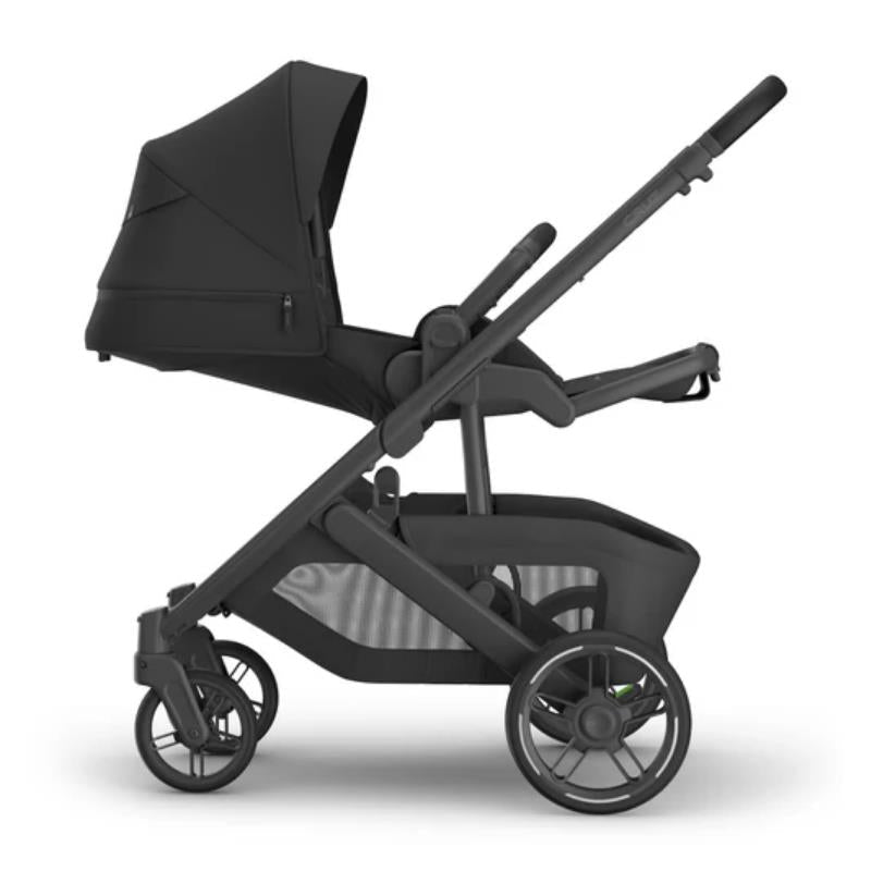 Uppababy - Cruz V3 Stroller Jake (Charcoal/Carbon Frame/Black Leather)