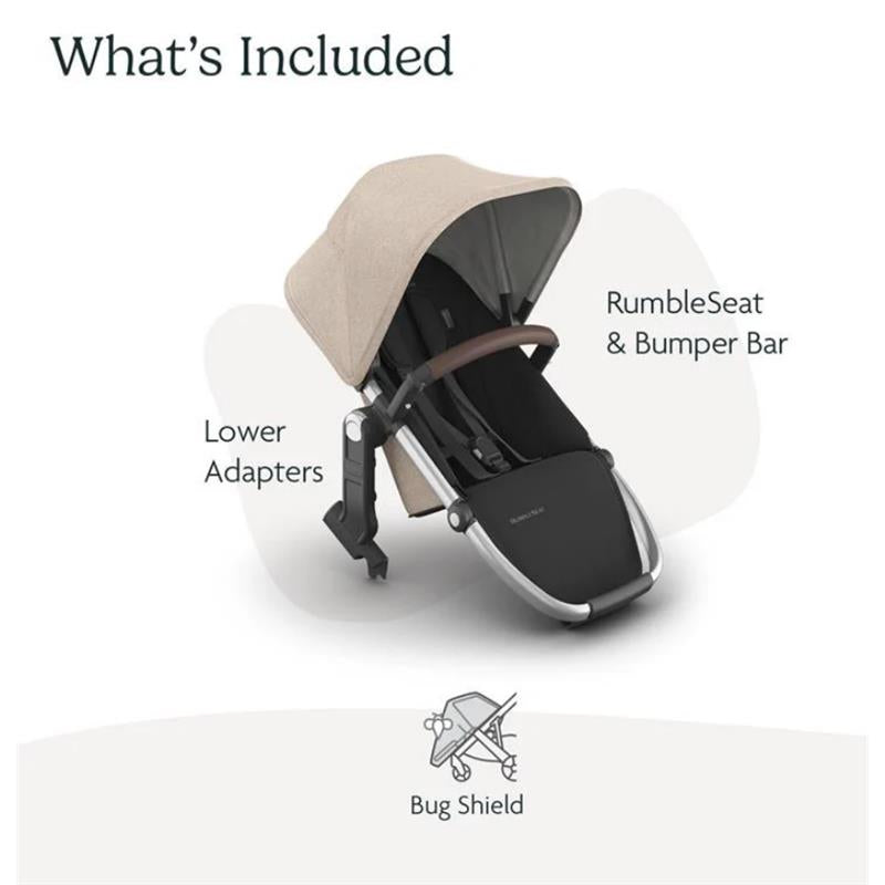 Uppababy - Declan Vista V3 Stroller | Declan Rumbleseat | Upper Adapters