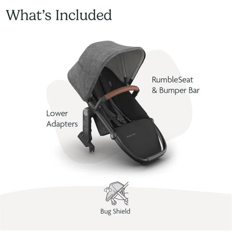 Uppababy - Greyson Vista V3 Stroller | Greyson Rumbleseat | Upper Adapters