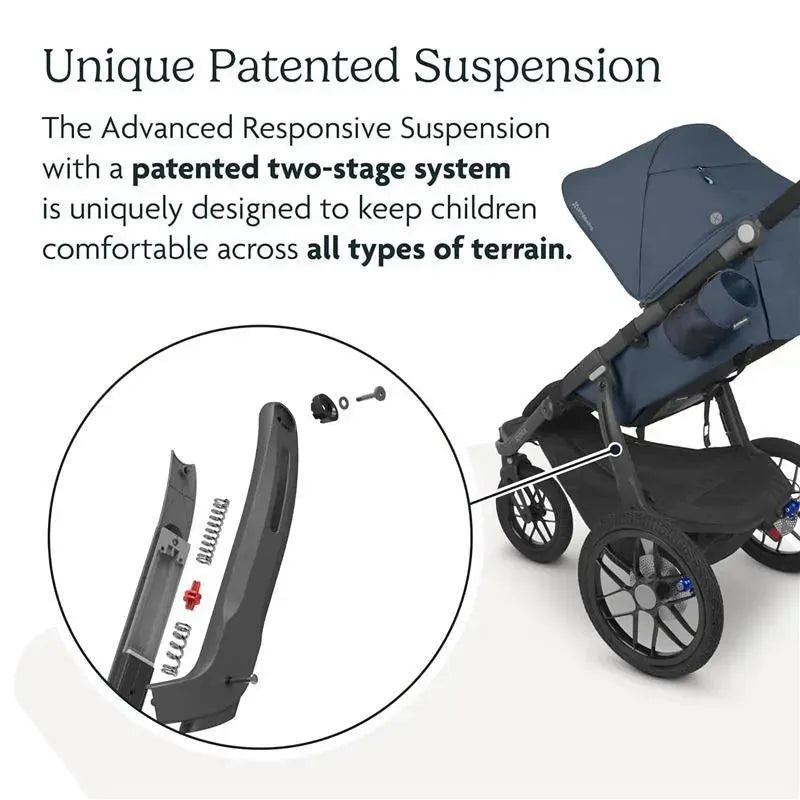 Uppababy - Ridge Jogging Stroller, Theo (Dark Taupe/Carbon Frame)