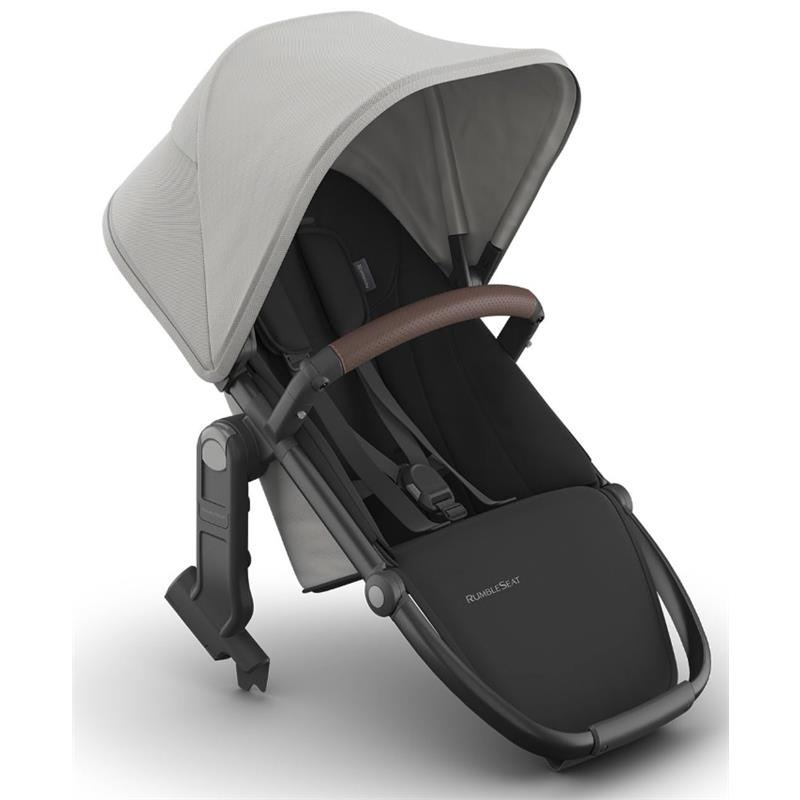 Uppababy - Rumbleseat V3, Savannah  (Pearl Gray Jacquard | Carbon Frame | Chestnut Leather)