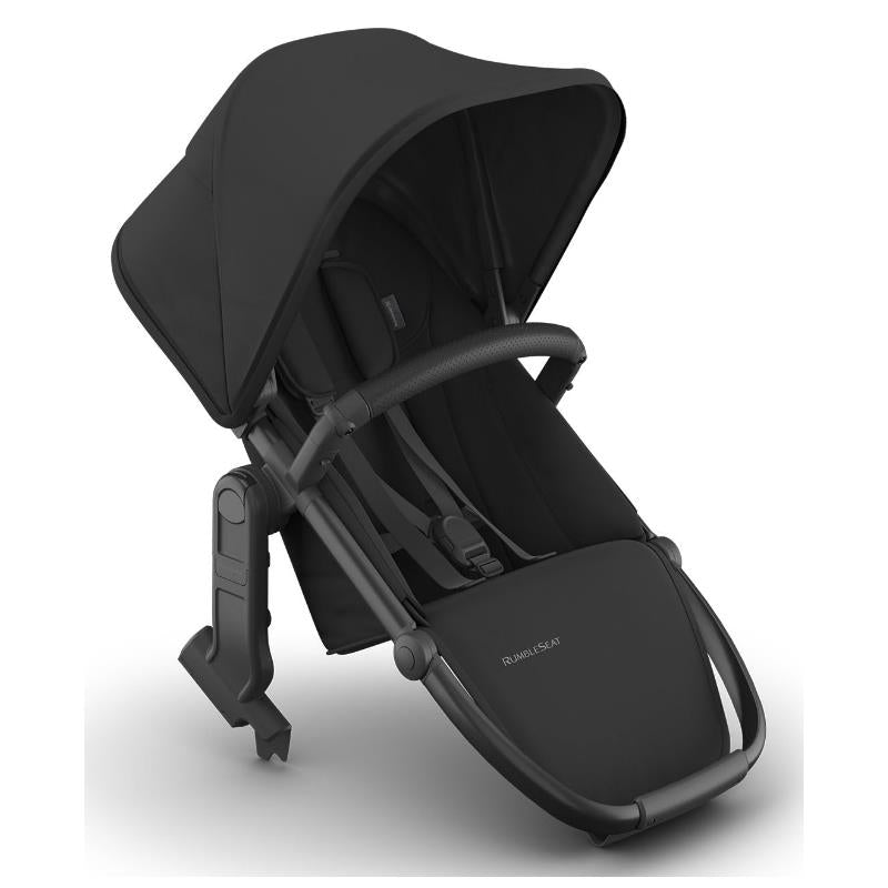 Uppababy - Rumbleseat V3 Second Lower Seat, Jake (Charcoal/Carbon Frame/Black Leather)