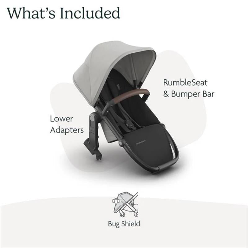 Uppababy - Savannah Vista V3 Stroller | Savannah Rumbleseat | Upper Adapters