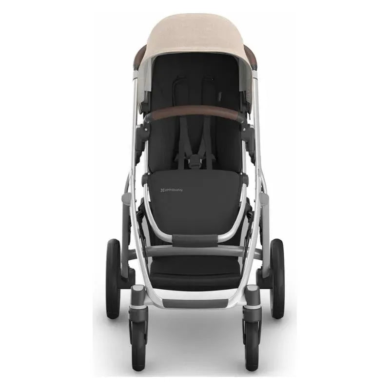 Uppababy - Vista V3 Stroller, Declan (Oat Mélange/Silver Frame/Chestnut Leather)
