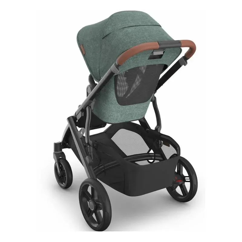 Uppababy - Vista V3 Stroller, Gwen (Green Mélange/Carbon Frame/Saddle Leather)