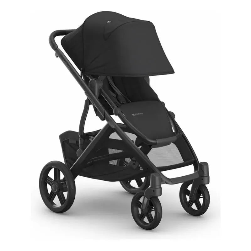 Uppababy - Vista V3 Stroller, Jake (Charcoal/Carbon Frame/Black Leather)