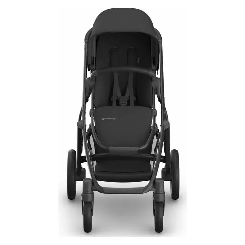 Uppababy - Vista V3 Stroller, Jake (Charcoal/Carbon Frame/Black Leather)