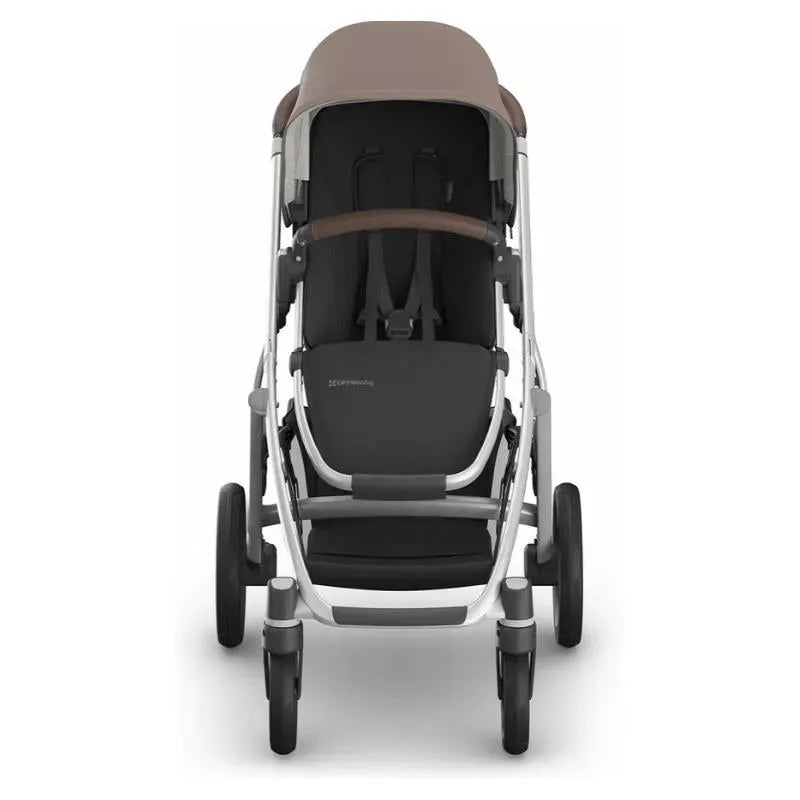 Uppababy - Vista V3 Stroller, Theo (Dark Taupe/Silver Frame/Chestnut Leather)