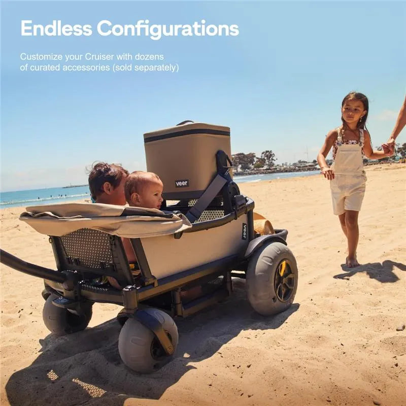 Veer - Cruiser XL (4 Seater) Stroller Wagon, Grey