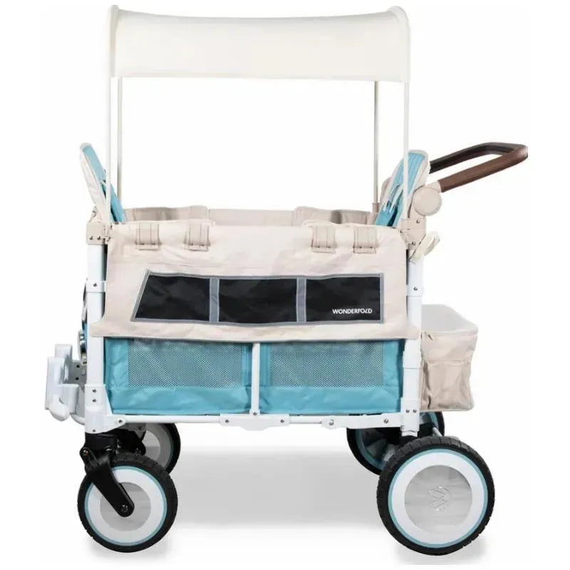 WonderFold - Volkswagon Special Edition Double Stroller Wagon (2 Seater), Bondi Blue